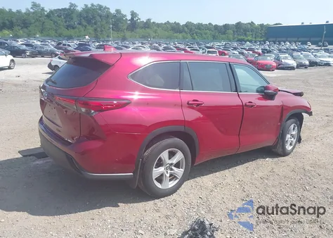 2020 Toyota Highlander Le z USA, uszkodzony, nr VIN 5TDBZRBH2LS048218